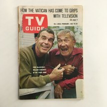 TV Guide Magazine July 16 1966 Vol 14 #29 Fred MacMurray Feature, No Label - £15.15 GBP