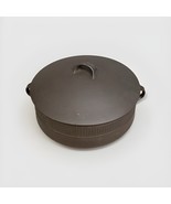 1960’s DANSK Denmark Brown Flamestone 10.5”D - 6qt Round Covered Cassero... - €21,22 EUR