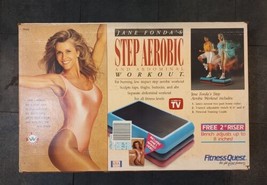 Vtg 90s Jane Fonda Step Aerobic Exercise Fitness Quest 3 Tiers Risers Levels - £34.58 GBP
