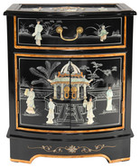 Chinese Maiden-Pearl Night Stand  - $1,365.08 CAD