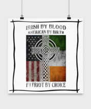 Irish Poster Irish By Blood Post-16x16  - £23.14 GBP