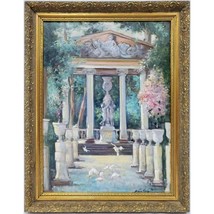 Martin Manero, Phillipines (Born 1935) Painting Oil on Canvas &quot;Garden Landscape&quot; - £587.20 GBP