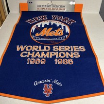 New York Mets Wool Blend MLB Champions Banner, 24&quot; x 36&quot; - $74.99