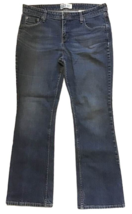 Levi Strauss Signature Low Rise Bootcut Med Wash Blue Jeans Misses 14 Long Denim - £19.51 GBP