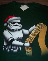 Funny Star Wars Stormtrooper Naughty Nice List Christmas T-Shirt 2XL Xxl New - £15.79 GBP