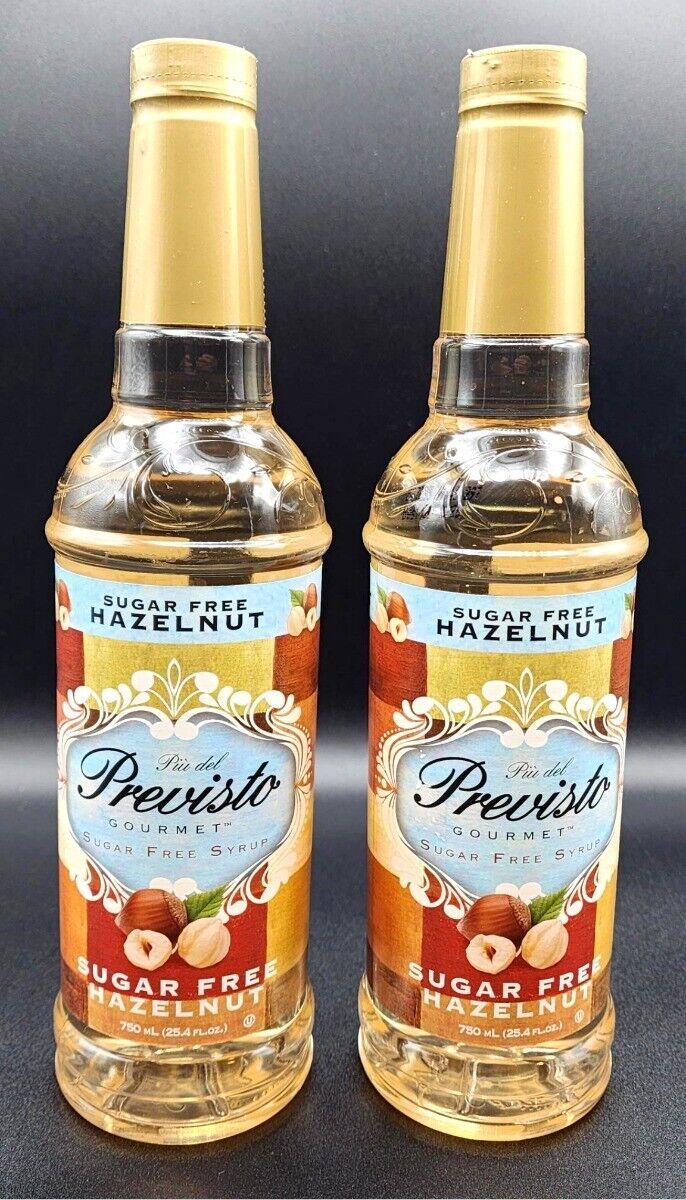 PREVISTO HAZELNUT Gourmet Syrup COFFEE TEA ESPRESSO SUGAR FREE KETO 25 PREVISTO HAZELNUT Gourmet Syrup COFFEE TEA ESPRESSO SUGAR FREE KETO 25