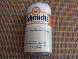 Vintage Steel Schmidt&#39;s Beer Can W - $185.49 MXN