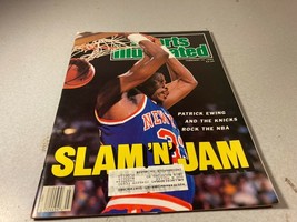 February 13 1989 Sports Illustrated Magazine Patrick Ewing New York Knick Slam - £7.84 GBP