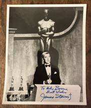 James Jimmy Stewart Signed 1985 8X10 B/W Glossy Photo Movie Actor Oscars No COA - £60.08 GBP