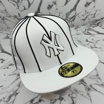 New Era Cap MLB NY Yankees White All Over | Black Pipping 59FIFTY - £46.42 GBP
