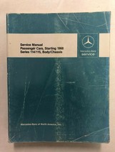 1968 1973 Mercedes Benz 220 240 D C Châssis Corps 114 115 Séries Service Manuel - £197.67 GBP