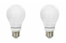 Lot of 2 Sylvania LED Light Bulb A19 Daylight 5000K 800Lm 8.5W/60W Equiv... - £7.55 GBP