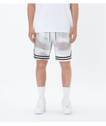 ZANEROBE Men&#39;s Organic Cotton Pique Basketball Short White Camo-Size 36 - $735.55 MXN
