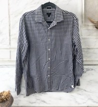 J. Crew Men&#39;s Large Ludlow 120&#39;s 2 Ply Button Up LSleeve Plaid Check Blu... - $24.70