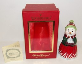 Waterford Holiday Heirlooms Christmas 2007 Snowlass Snowman Bell In Box ~Lovely - £19.74 GBP