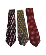 Zylos George Machado &amp; Elizabeth Nell Mens Necktie Silk Multi Patterned ... - $38.69