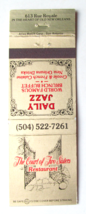 The Court of Two Sisters Restaurant  New Orleans, Louisiana Matchbook Cover Jazz - £1.38 GBP