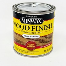 Minwax 8 Oz Gel Stain English Chestnut 233 Wood Veneer Fiberglass 1/2 Pint New - £23.32 GBP