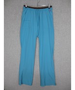 HeartSoul Womens Scrub Pant Turquoise Medium Tall Low Rise 20110T - $15.44