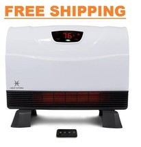 Portable Space Heater Floor Wall Unit Infrared Quartz Thermostat 1500-Wa... - $221.99