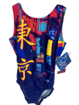 Motionwear Gymnastics Tokyo Open Back Leotard Sz Int Child (6x-7) New - £9.66 GBP