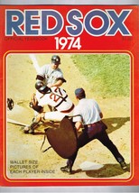 1974 MLB Boston Red Sox Yearbook Baseball Fisk Evans Cepeda Marichal Yaz Tiant - £51.94 GBP