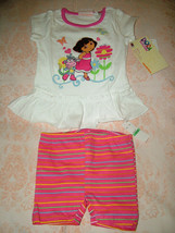 Kids Headquarters, Baby Girls &quot;DORA&quot; Tunic &amp; Shorts Set, Sz.18 Months. NWT - $12.99