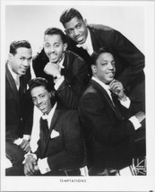 The Temptations 8x10 photo printed in 1970&#39;s classic group pose - £7.59 GBP