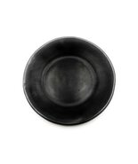 Round Plate Dinner Dish Diameter 8.5 inches Black Clay Original 100% han... - $39.60 CAD
