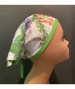 Lightweight Cotton Floral Head Cover, Summer Scarf, Triangle Scarf, Bandana - $20.31 CAD