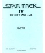 1984’s STAR TREK IV: THE TRIAL OF JAMES T. KIRK 38-page story treatment - $21.05 CAD