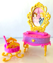 Disney Princess Mini Sofia Ready for the Ball Vanity &amp; Chair Mirror Turn... - £11.41 GBP