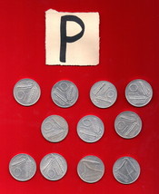 lot 10 lire 11 coins 1951 1952 1955 1973 1974 1975 1979 1980 1981 1982-
show ... - £19.35 GBP