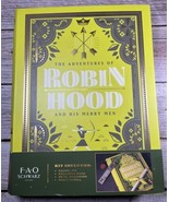 The Adventures of Robin Hood FAO Schwarz Exclusive Book, Pin, Bookmark & Scroll - £20.50 GBP