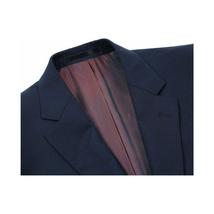 Men Renoir Suit Super 140s Soft Wool 2Button Side Vent Classic Fit 508-19 Navy image 3