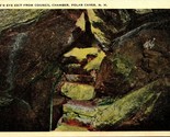 Needle&#39;s Eye Exit Council Chamber Polar Caves New Hampshire NH UNP WB Po... - $2.92