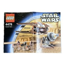 LEGO Star Wars 4478 Geonosian Fighter Instructions Only - $9.99