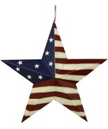 American Barn Star Metal Patriotic Old Glory USA Flag Barn Star Wall Dec... - £23.02 GBP