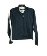 Nike Jacket Boys M 8-10 Kids Navy Blue Hoodie Windbreaker Coat Logo Zipp... - £14.15 GBP