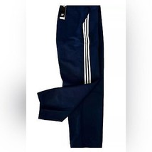 Adidas Skate Chino Men&#39;s Pants Blue 3 Stripe Baggy - $39.59