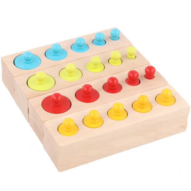 Play Montessori Early Education Cylindrical Socket Kindergarten Play Educational - £45.17 GBP