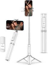 Selfie Stick, 43in All in One Extendable &amp; Portable Selfie Stick with Wireless R - £14.36 GBP+