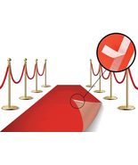Red Carpet Floor Runner Hollywood Party Decoration Fabric 100 GSM (Red, ... - €24,09 EUR