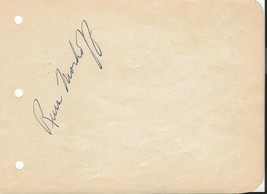 Russ Morhoff Signed Vintage Album Page actor - £31.26 GBP