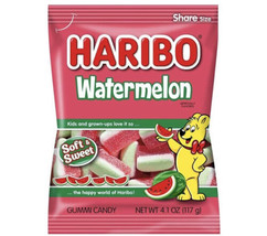 Haribo Watermelon Gummy Candy, 4.1oz Bag - $11.76