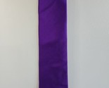 Stafford Performance Purple Solid Pattern Neck Tie, 60% Silk - $8.54