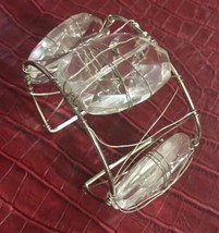 Handmade Crystal Cuff Bracelet- Wire Wrapped Jewelry- Crystal QUARTZ 6.5”/1.25” - £99.68 GBP