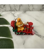 Vintage Garfield Christmas Ornament Paws Red Train Holiday Decor Cat - $305.44 MXN
