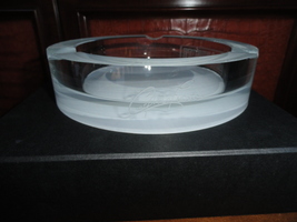 Arturo Fuente Heavy Clear Glass  Ashtray NIB. Measures 7 7/8" diameter image 2