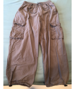 NET LADIES WOMENS GRAY CARGO PANTS TIE CLOSURE ELASTIC BAND SIZE 38 - €12,80 EUR